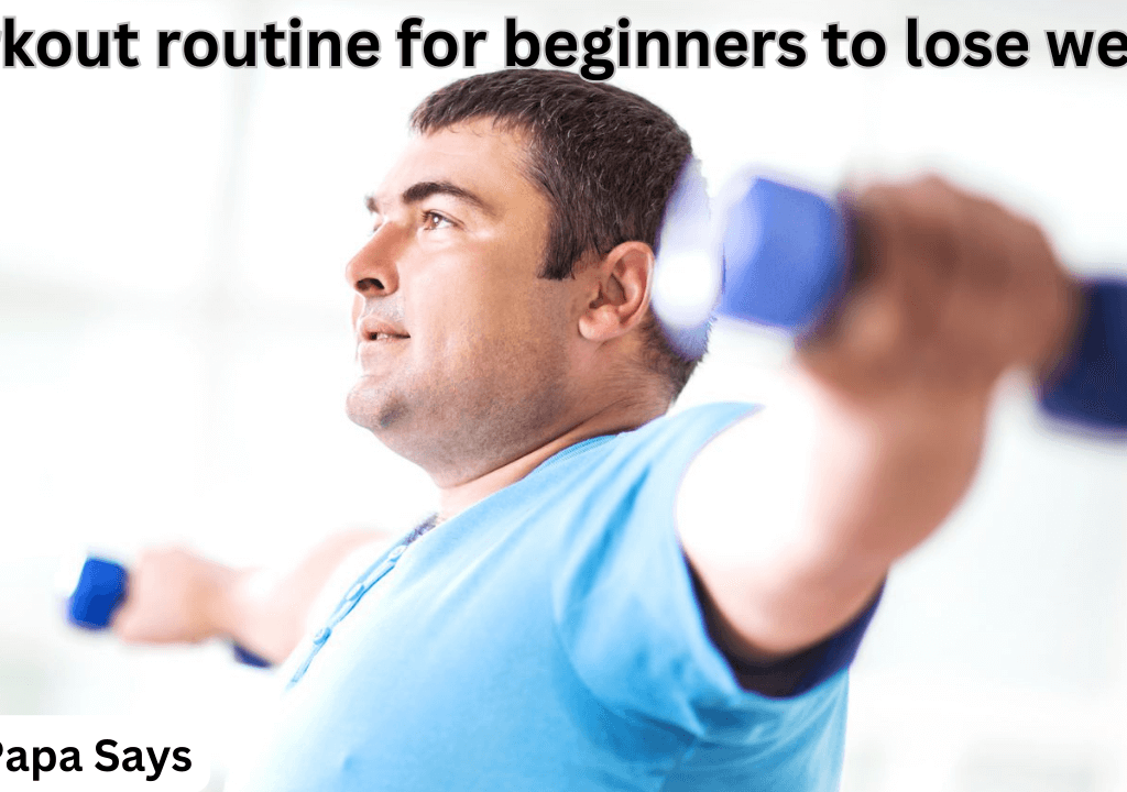 workout routine for beginners to lose weight